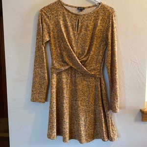 Lily Rose Golden Yellow Floral dress